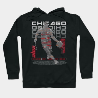 Alex Caruso Basketball Art Bulls Hoodie